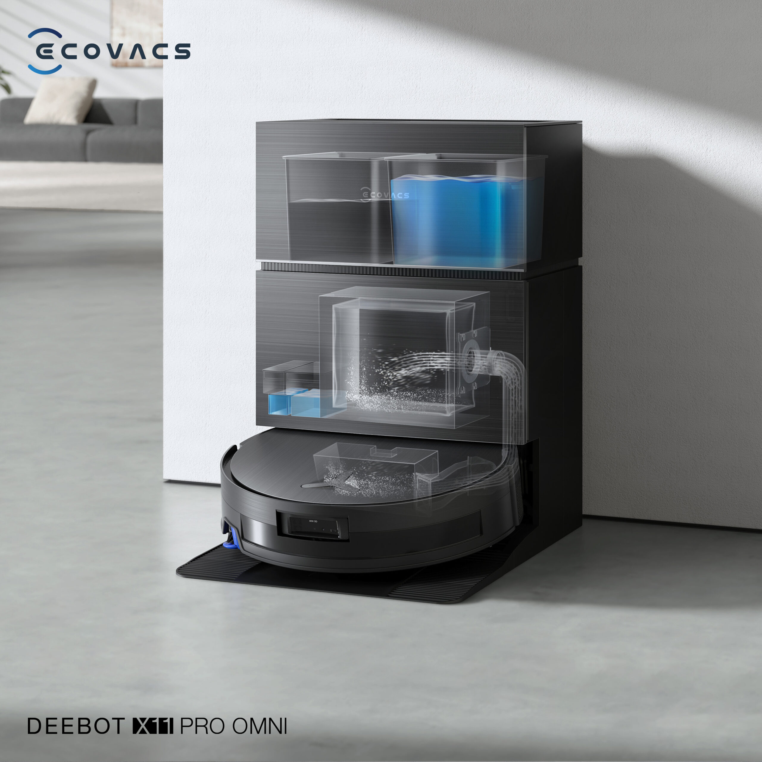 Robot hút bụi lau nhà Ecovacs DEEBOT X11 Pro Omni - Ảnh 2
