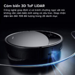 Robot hút bụi lau nhà Roborock Saros 10R (Đen)