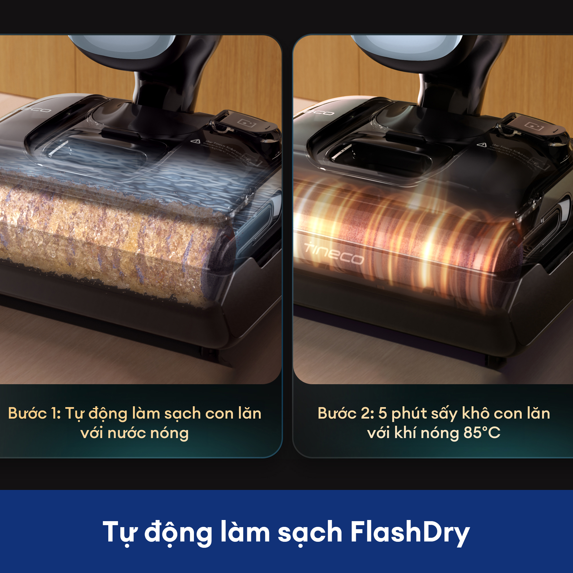 Máy lau sàn hút bụi Tineco Floor One S9 Artist Prime - Ảnh 3