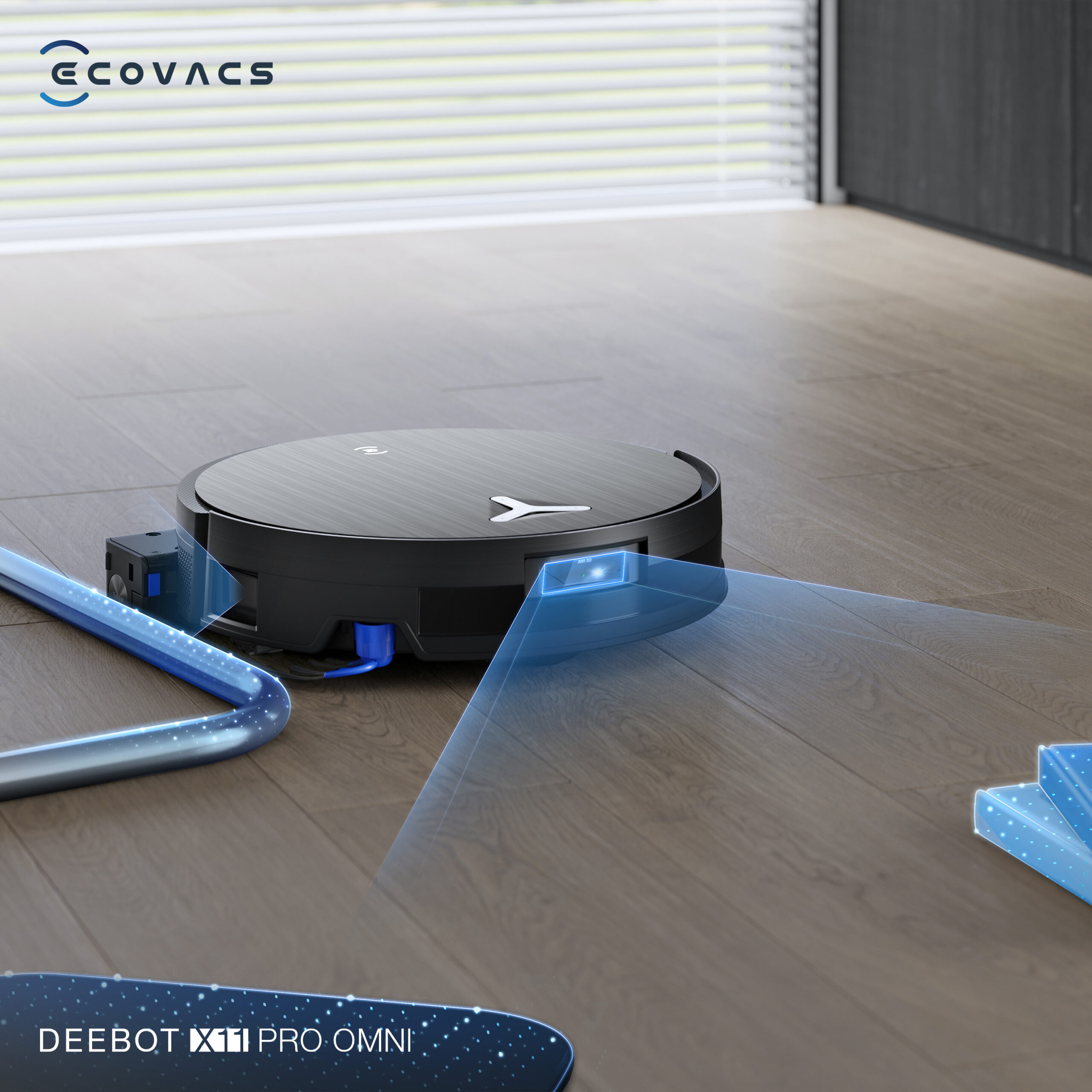 Robot hút bụi lau nhà Ecovacs DEEBOT X11 Pro Omni - Ảnh 7