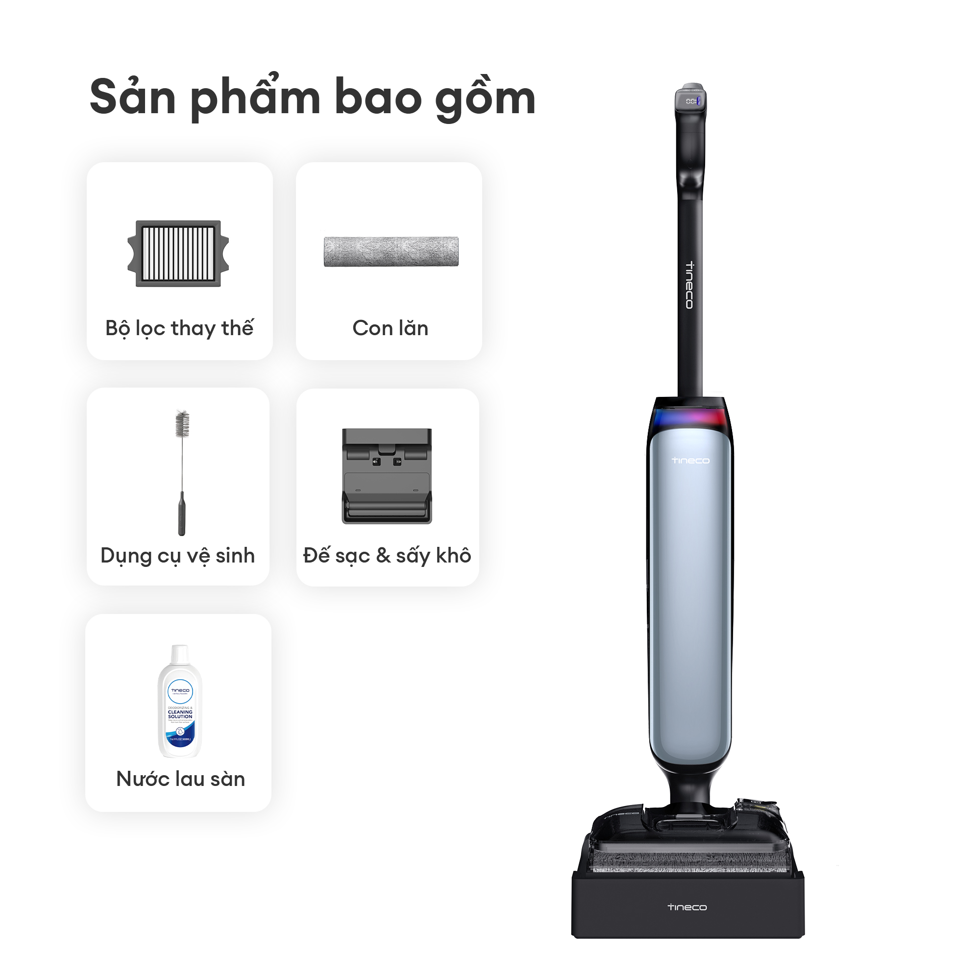 Máy lau sàn hút bụi Tineco Floor One S9 Artist Prime - Ảnh 4