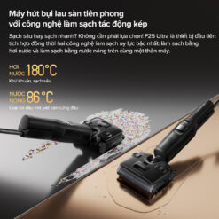 Roborock F25 Ultra hai chế độ hút bụi và lau sàn kết hợp linh hoạt