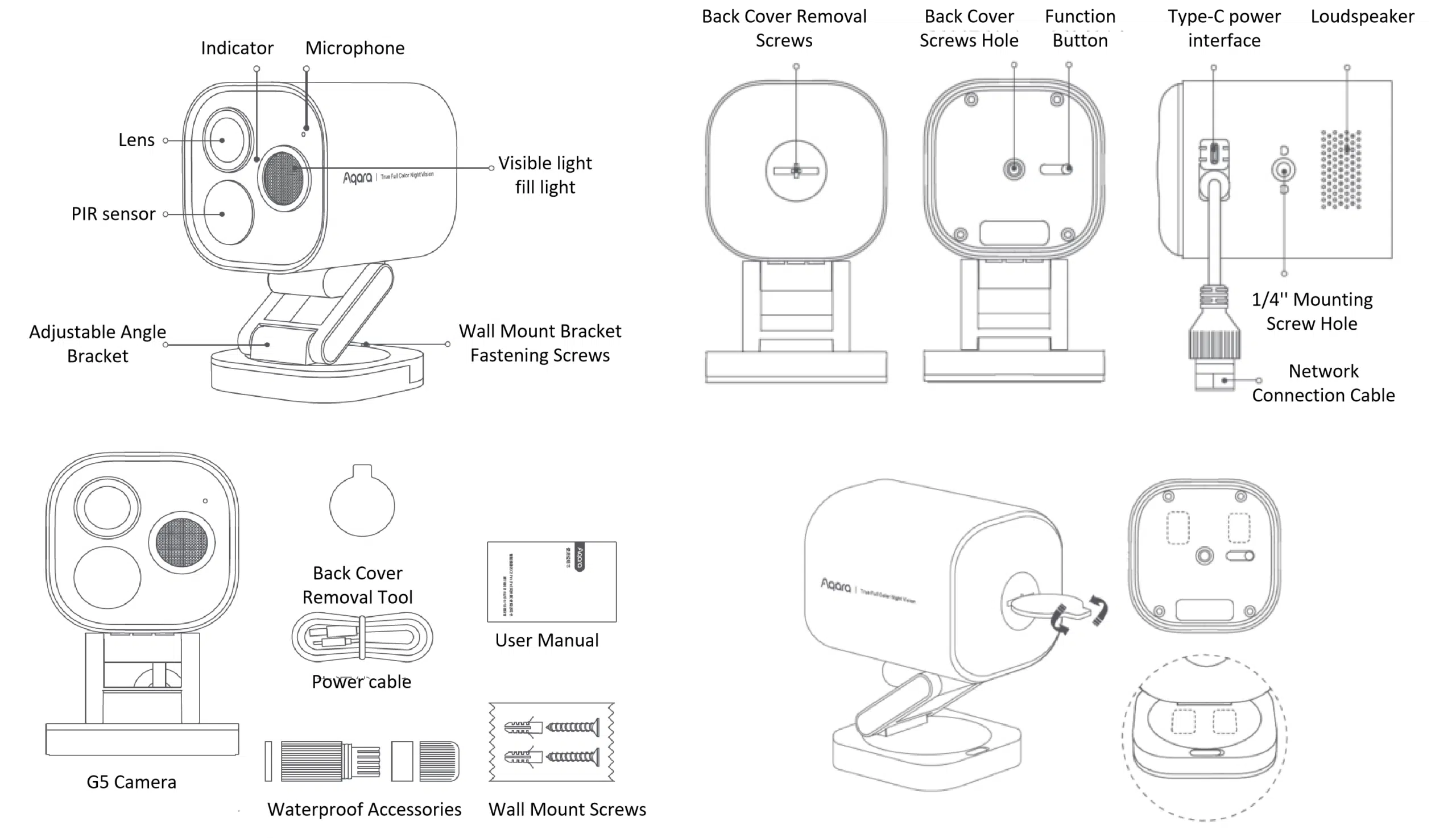 Camera Hub G5 Pro AI, chống nước 30