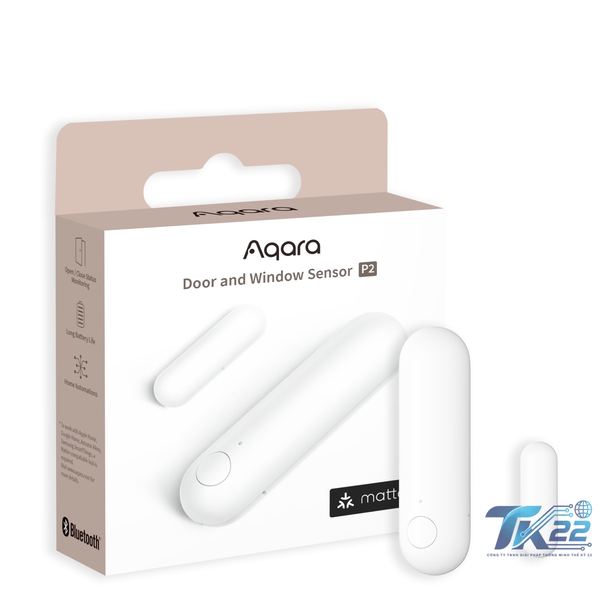 Cảm biến cửa thông minh Aqara P2 nhìn từ phía trước