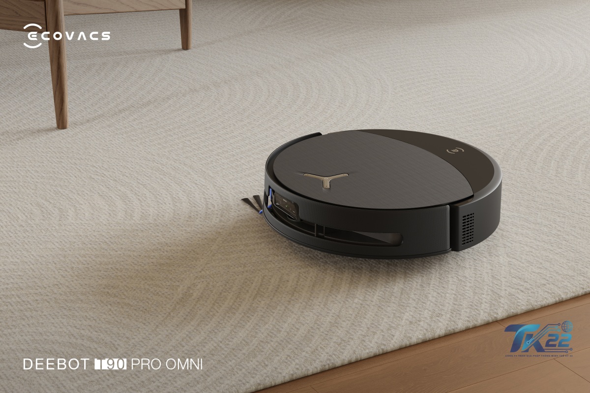 Robot hút bụi lau nhà Ecovacs DEEBOT T90 Pro Omni — lực hút 30.000Pa