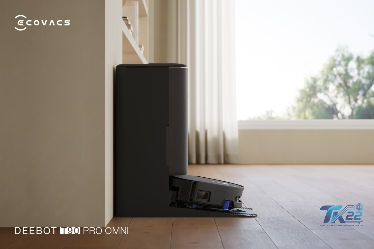 Trạm sạc OMNI phong cách Scandinavian Ecovacs DEEBOT T90 Pro Omni